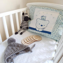 Load image into Gallery viewer, 4 Piece Bonita cot set Mint