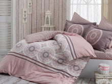 Load image into Gallery viewer, Organic-Natural-eco-friendly-cotton-sateen-quilt-cover-set-Diana-dusky-pink-king-size