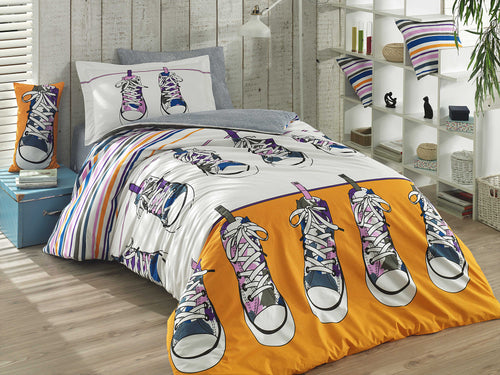organic-cotton-quilt-cover-set-streetwise-shoes-yellow-and-white-streetwear-single